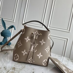 NeoNoe Medium Monogram Leather Bucket Bag