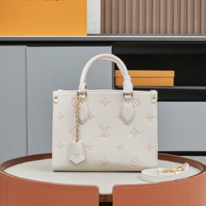 Louis Vuitton OnTheGo PM Handbag in Two-Tone Monogram Empreinte Leather