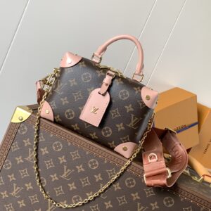 Louis Vuitton Petite Malle Souple Monogram Canvas Crossbody Bag