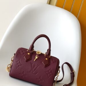 Louis Vuitton Speedy Bandouliere 20 Handbag in Monogram Empreinte Leather