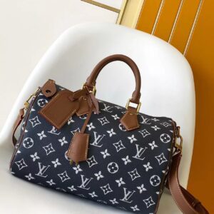Louis Vuitton Speedy P9 Bandouliere 30 Monogram Leather Crossbody Bag