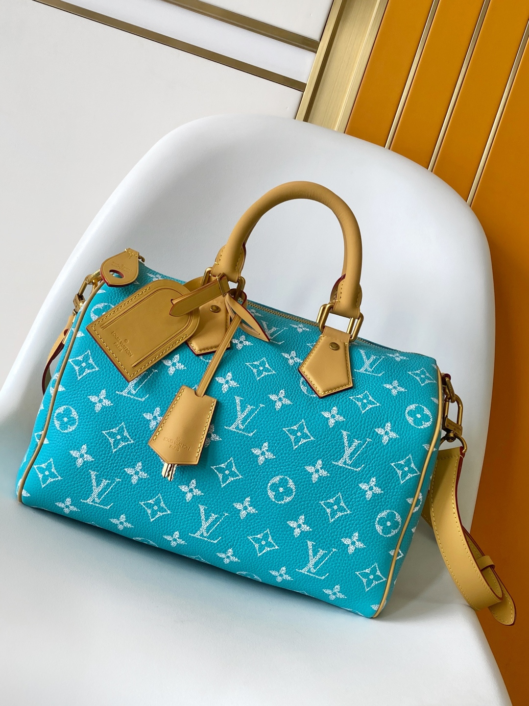 Speedy P9 Bandouliere 30 Monogram Leather Crossbody Bag