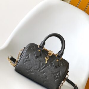 Louis Vuitton Speedy Bandouliere 20 Monogram Empreinte Leather Handbag