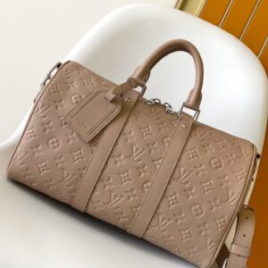 Louis Vuitton Keepall Bandouliere 35 Monogram Eclipse Travel Bag