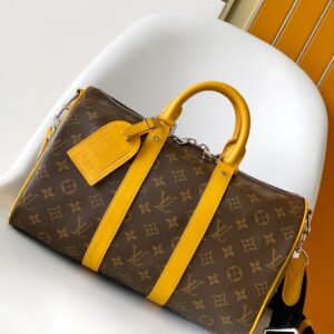 Louis Vuitton Keepall Bandoulière 35 Travel Bag in Monogram Eclipse