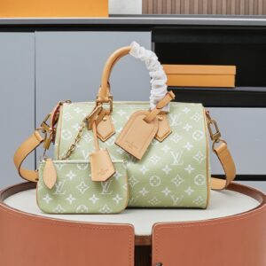 Louis Vuitton Speedy P9 Bandoulière 25 Monogram Leather Shoulder Bag