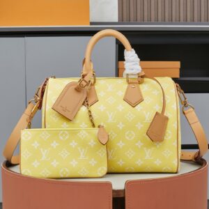 Louis Vuitton Speedy P9 Bandouliere 30 Monogram Leather Shoulder Bag