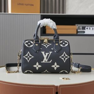 Louis Vuitton Speedy Bandouliere 20 Monogram Empreinte Leather Crossbody Bag