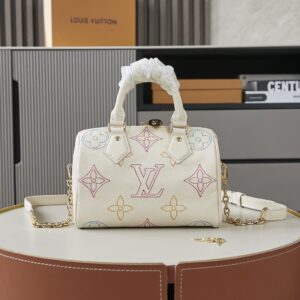 Louis Vuitton Speedy Bandouliere 20 Monogram Empreinte Leather Crossbody Bag