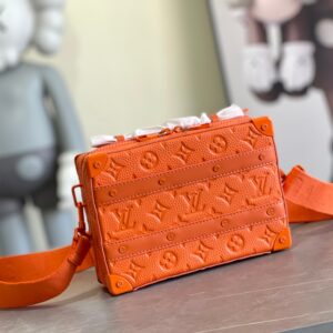 Louis Vuitton Handle Soft Trunk Monogram Leather Crossbody Bag