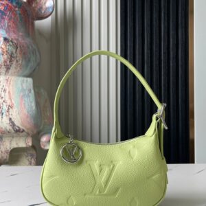 Louis Vuitton Mini Moon Handbag M82425 in Green Cowhide Leather
