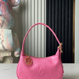 Louis Vuitton Mini Moon Handbag in Pink Monogram Empreinte Leather