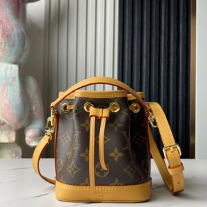 Louis Vuitton Nano Noé Monogram Canvas Bucket Bag