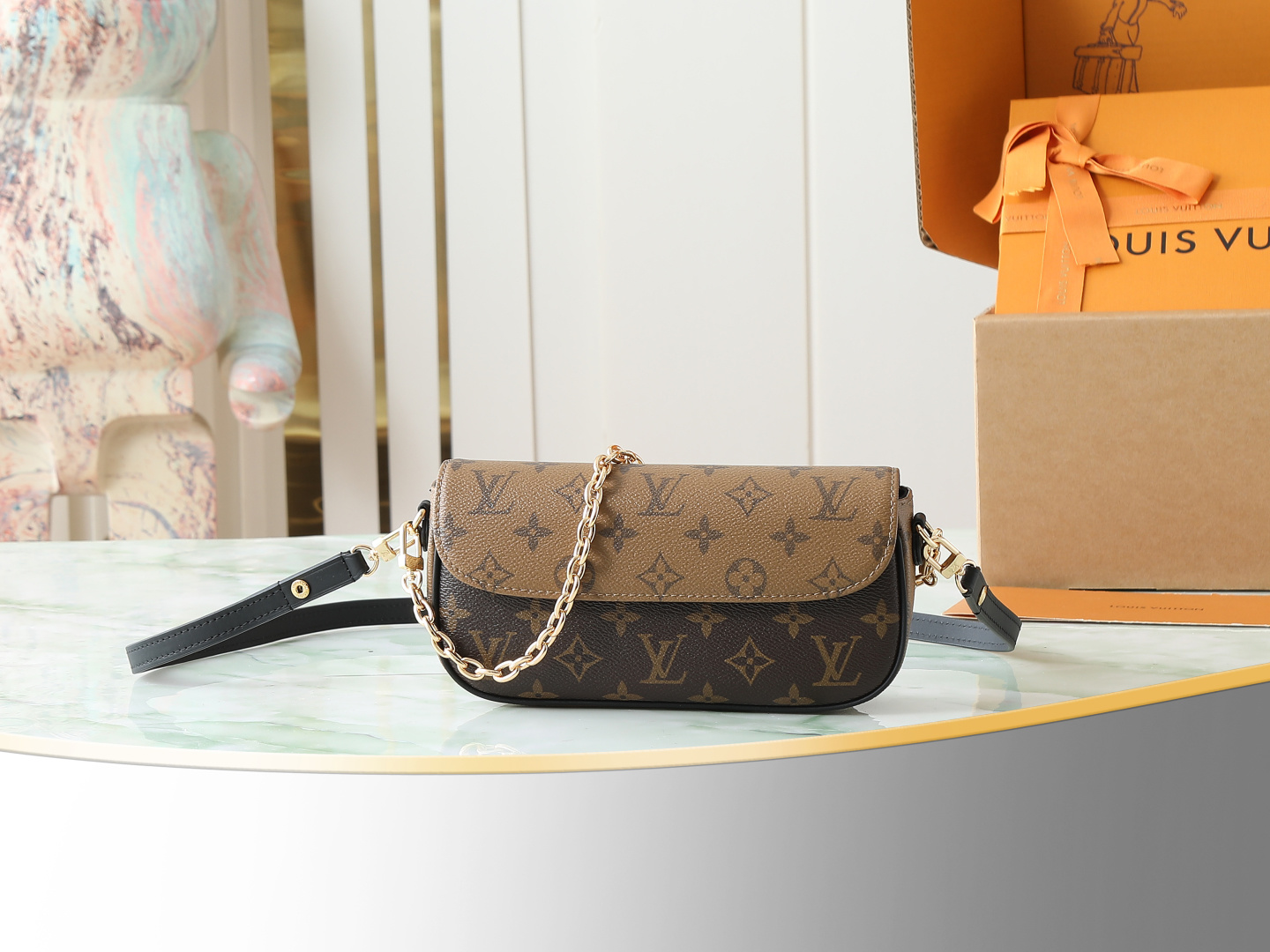 Louis Vuitton Wallet On Chain Ivy Monogram Canvas Crossbody Bag