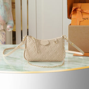Louis Vuitton Easy Pouch in Sand-Tone Monogram Empreinte Leather
