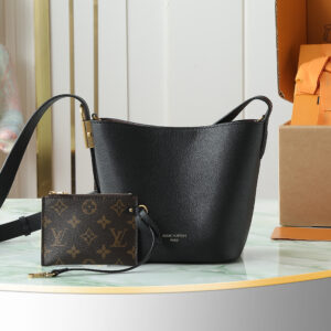 Louis Vuitton All In BB Bucket Bag M25543 in Black