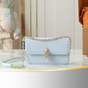 Louis Vuitton LV Bloom Wallet on Chain Bag M14547 in Light Blue