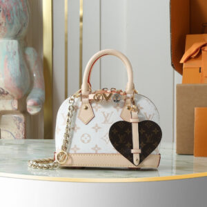Alma Mini White Floral Chain Handbag