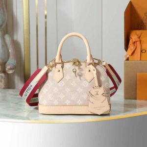 Louis Vuitton Alma BB Meowgram Canvas Crossbody Bag