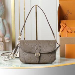 Louis Vuitton Diane Bag in Khaki Green Monogram Empreinte Leather