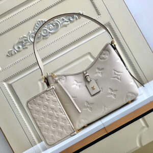 Louis Vuitton CarryAll Small Shoulder Bag in Monogram Empreinte Leather
