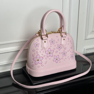 Louis Vuitton Alma BB Pink Epi Leather Handbag