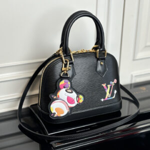 Louis Vuitton x Murakami Alma BB Epi Leather Handbag