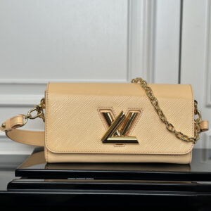 Louis Vuitton Twist Crossbody Bag in Cognac Epi Leather