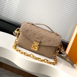 Pochette Metis East West Shoulder Bag in Monogram Empreinte Leather