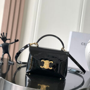 CELINE Teen Nino Soft Calfskin Leather Crossbody Bag