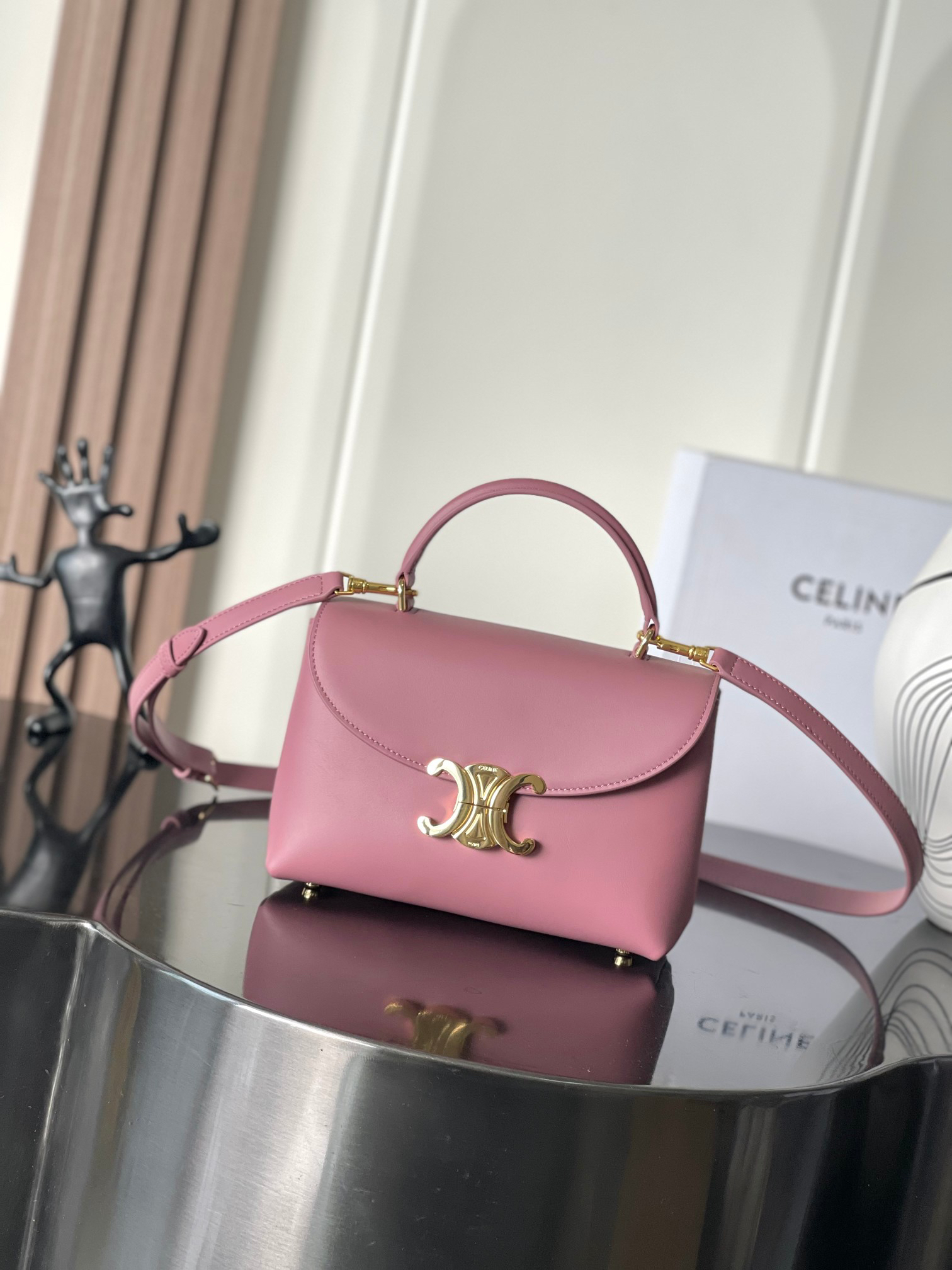 Celine Teen Nino Soft Calfskin Handbag