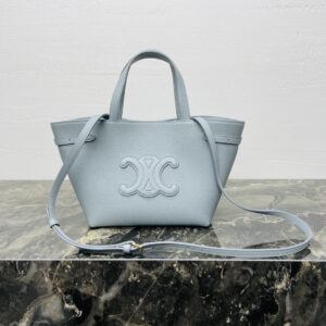 CABAS ANAIS Mini Tote Bag in Grained Cowhide Leather