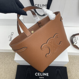 CABAS ANAIS Mini Textured Calfskin Handbag