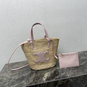 Celine Teen Woven Basket Handbag
