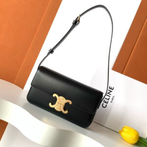 All-Leather Triumphal Arch Shoulder Bag