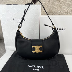 AVA TRIOME Smooth Leather Shoulder Bag