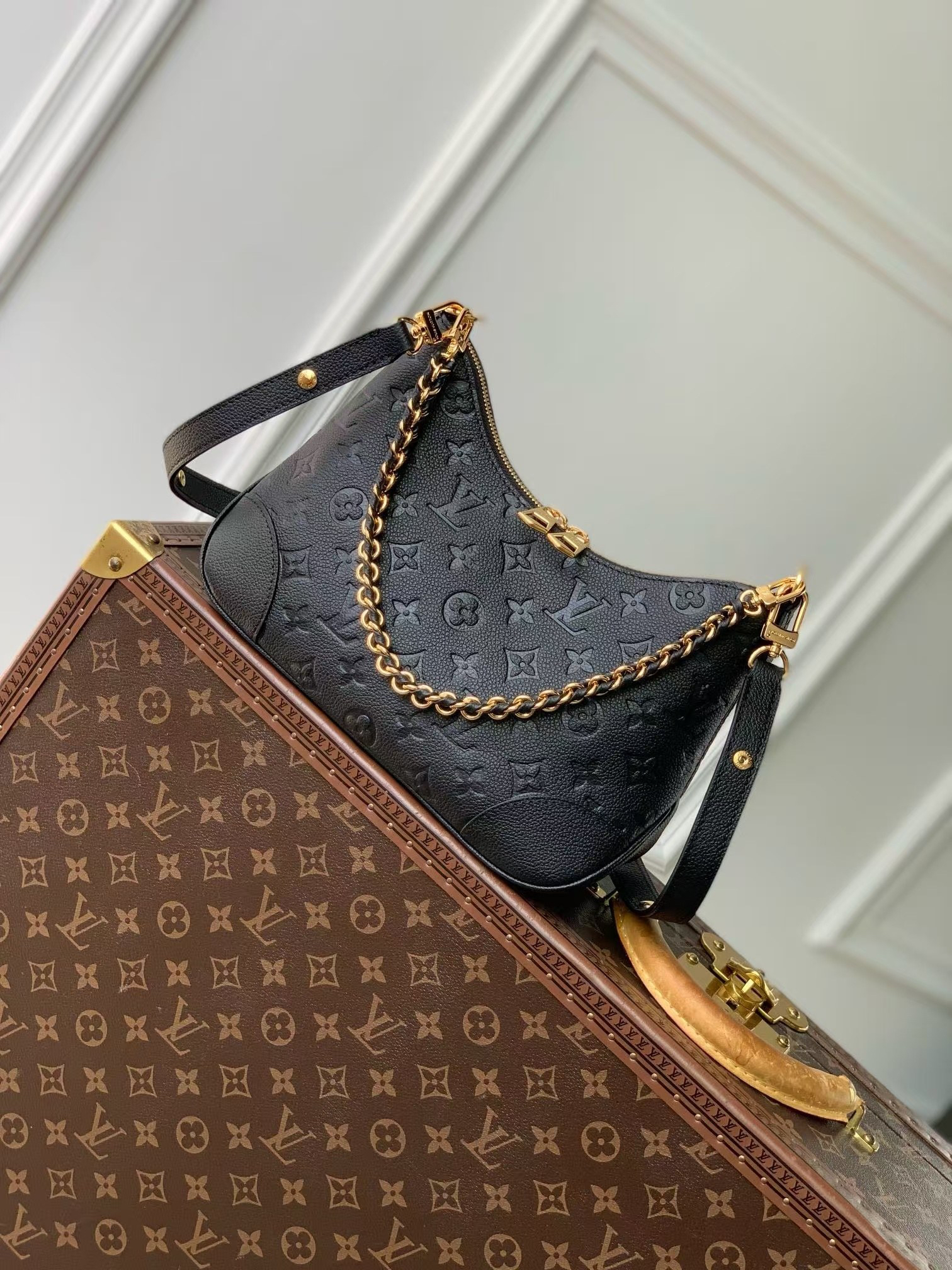 Louis Vuitton Boulogne Bag in Monogram Empreinte Leather