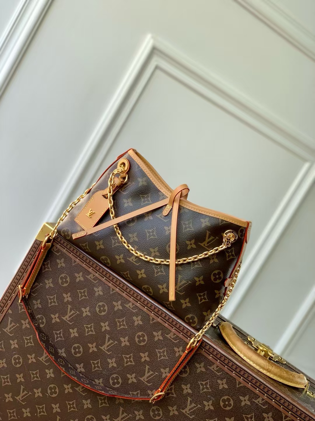 Louis Vuitton CarryAll BB Monogram Handbag
