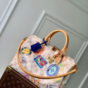 Louis Vuitton Speedy Soft 30 Handbag in Monogram Dune