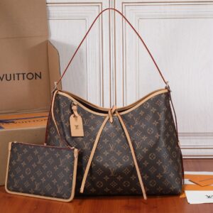 Louis Vuitton CarryAll MM Monogram Canvas Handbag