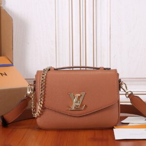 Oxford Leather Crossbody Bag with Detachable Straps