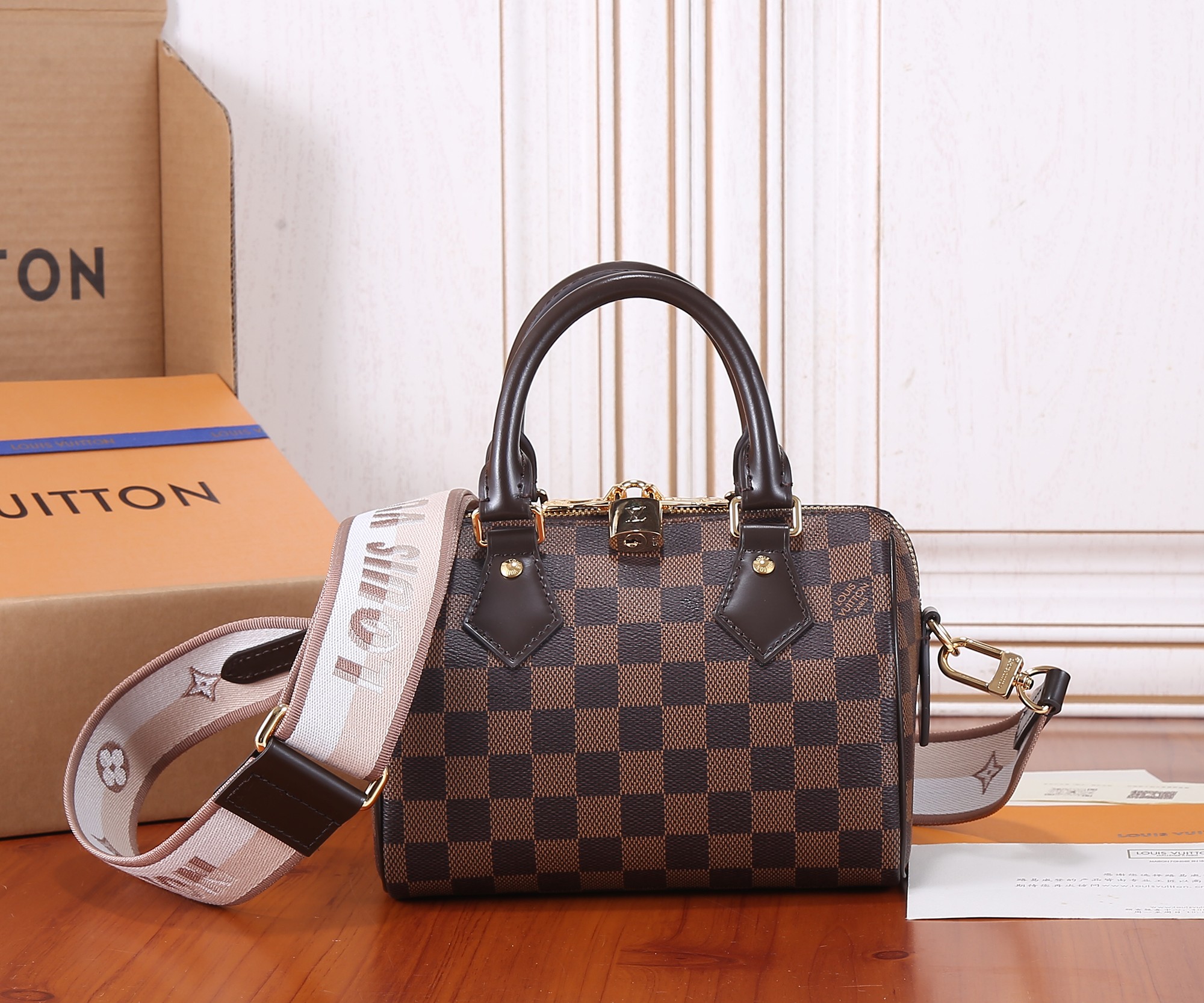 Louis Vuitton Speedy Bandouliere 20 Monogram Crossbody Bag