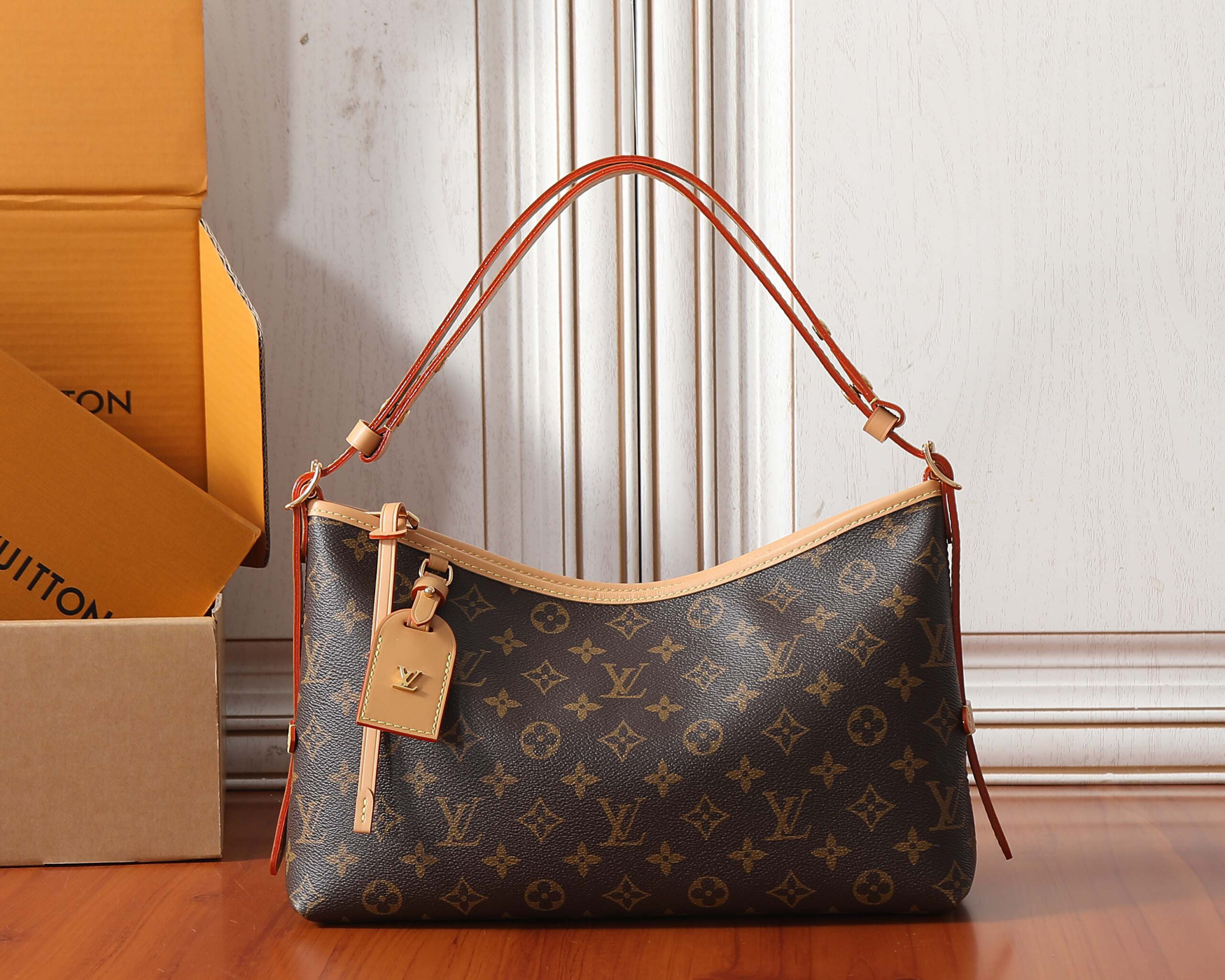 Carryall East West Monogram Canvas Shoulder Bag