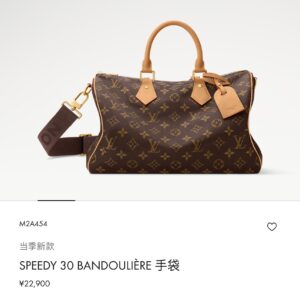 Louis Vuitton Speedy Bandoulière 30 Handbag