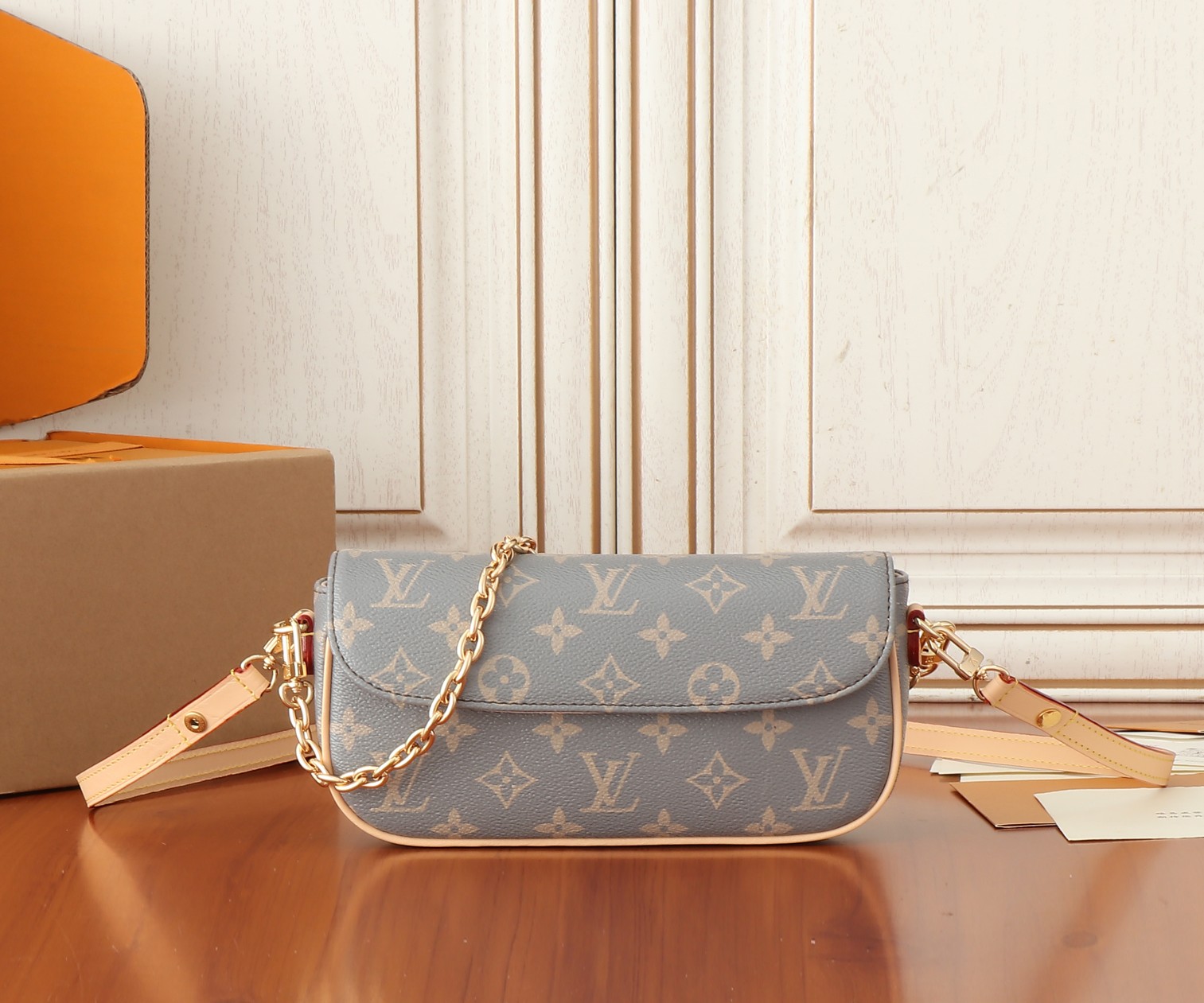 Wallet On Chain Ivy Monogram Crossbody Bag