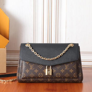 Louis Vuitton Saint-Germain BB Monogram Black Handbag M26285