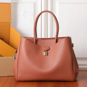 Vendôme Black Calfskin Top-Handle Handbag, Model M26501