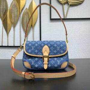 Diane Monogram Denim Crossbody Bag M13070