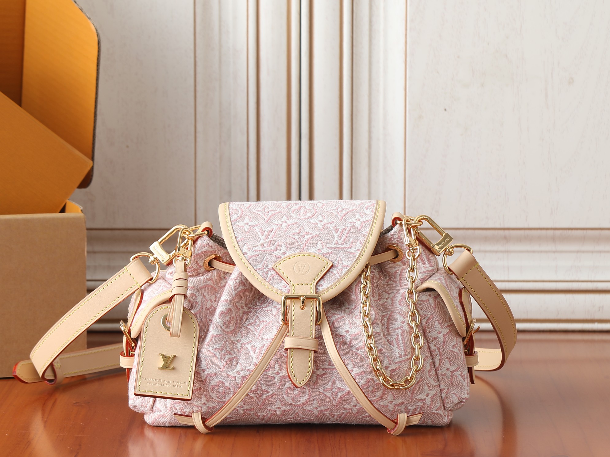 Louis Vuitton Odyssée Small Handbag in Monogram Emblème Canvas