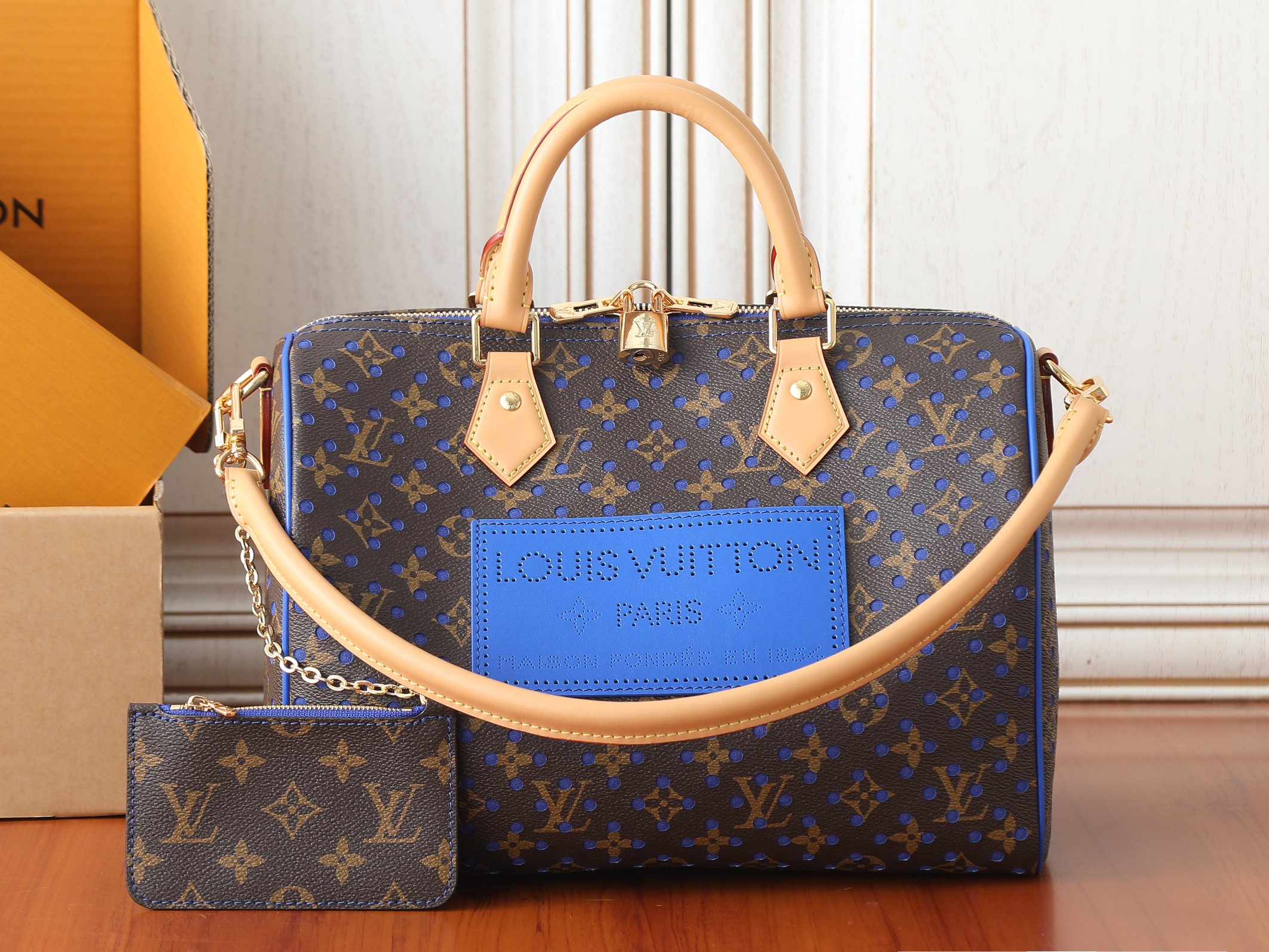 Louis Vuitton Speedy Soft 30 Handbag in Monogram Perfo Canvas